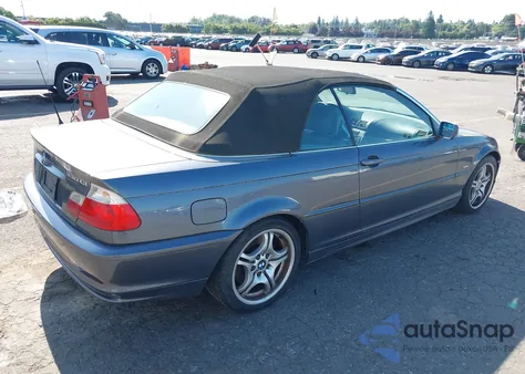 2003 BMW 330 Ci из США, поврежденный, VIN WBABS53443JU96365